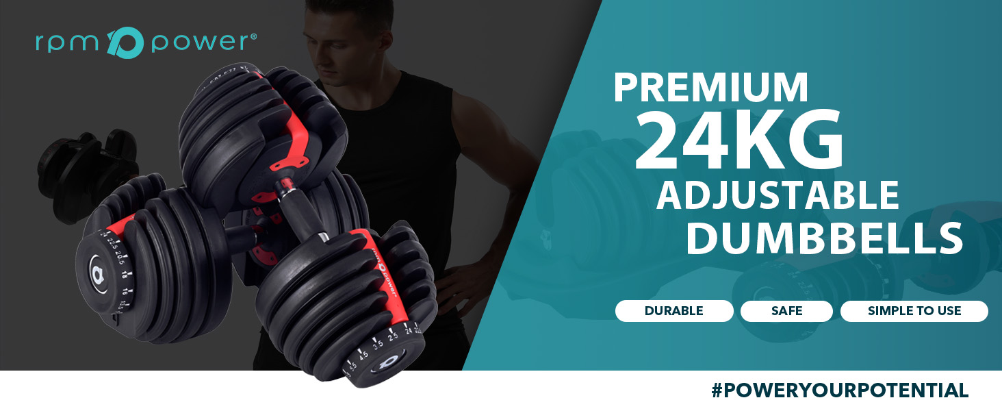 24kg Adjustable Dumbbells Product Features