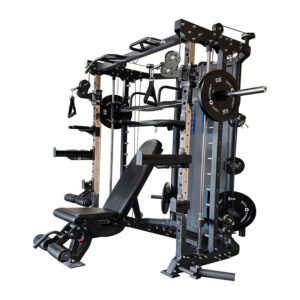 Multigym with Weight Bench, Barbell, Smith Machine & Weight Plates