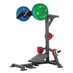 Leverage Squat Machine with Weight Plates