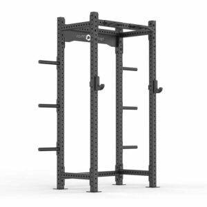 Half Rack with J-Hooks, Pull Up Bar & Weight Plate Storage