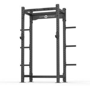 Commercial Grade Half Rack with J-Hooks, Pull Up Bar & Weight Plate Pegs